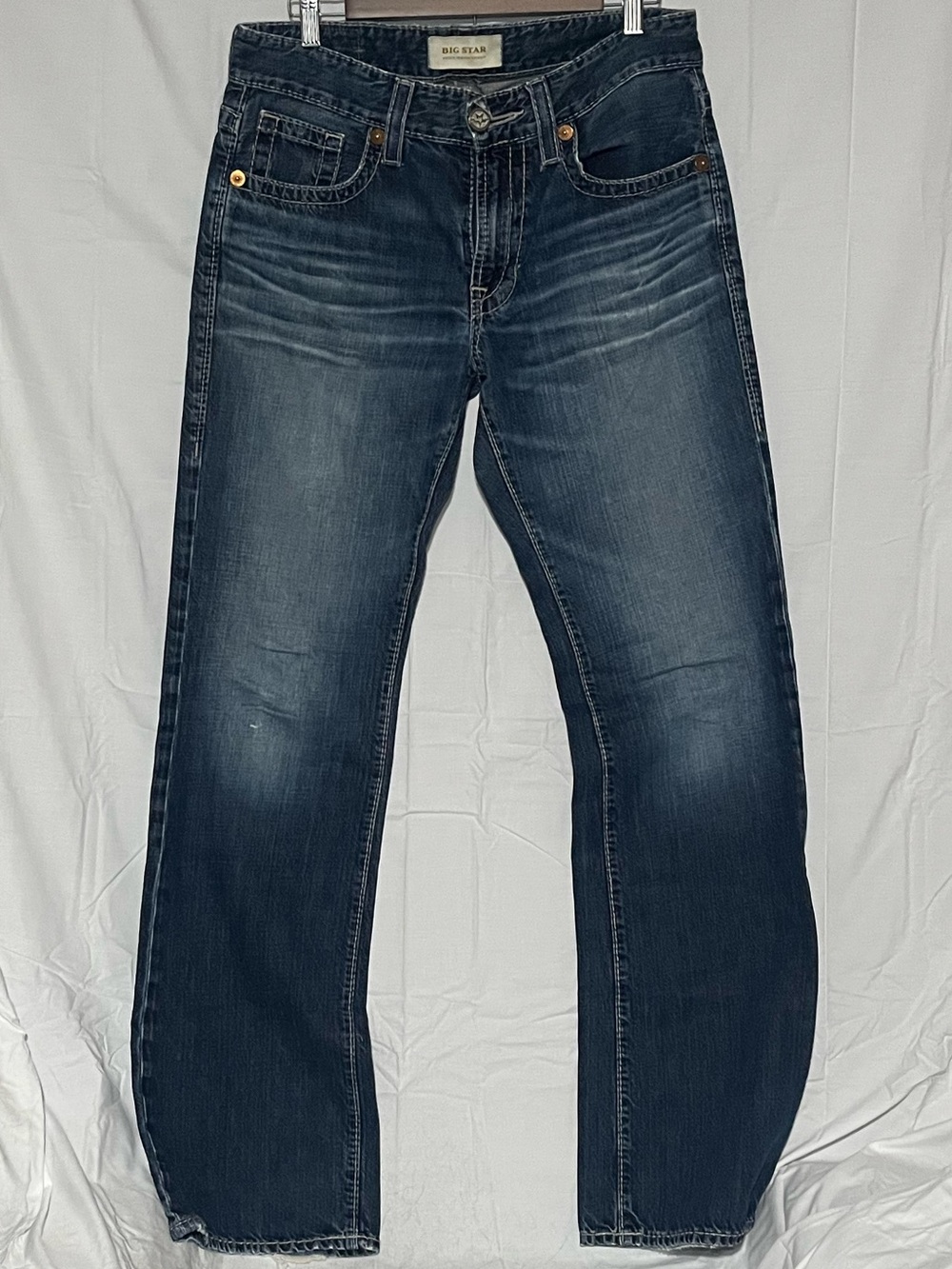 Big Star Women’s Bootcut Jeans in Dark Blue 32L 32” inseam
